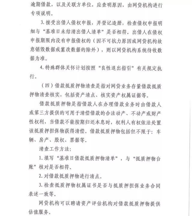 深圳互金协发布网贷业务存量标的资产清查核实工作指引